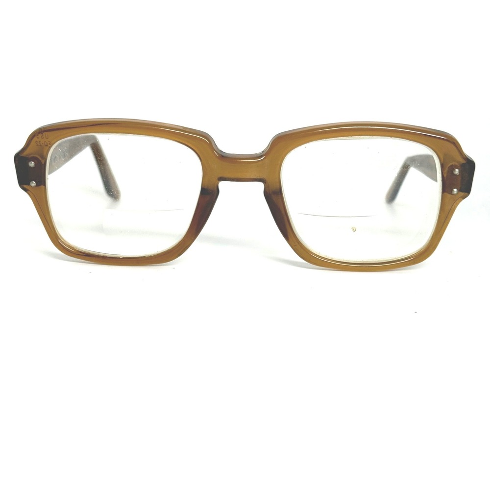 USS  Glasses BCG Brown Cellulose‎ Acetate 4 1/2-5 3/4 22267